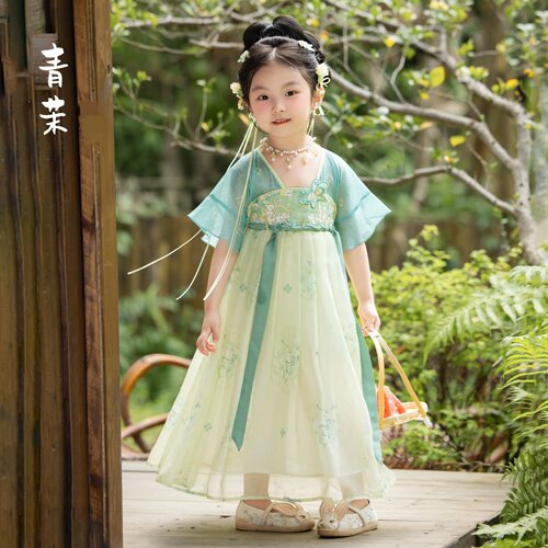 女童2026夏季新中式汉服套装