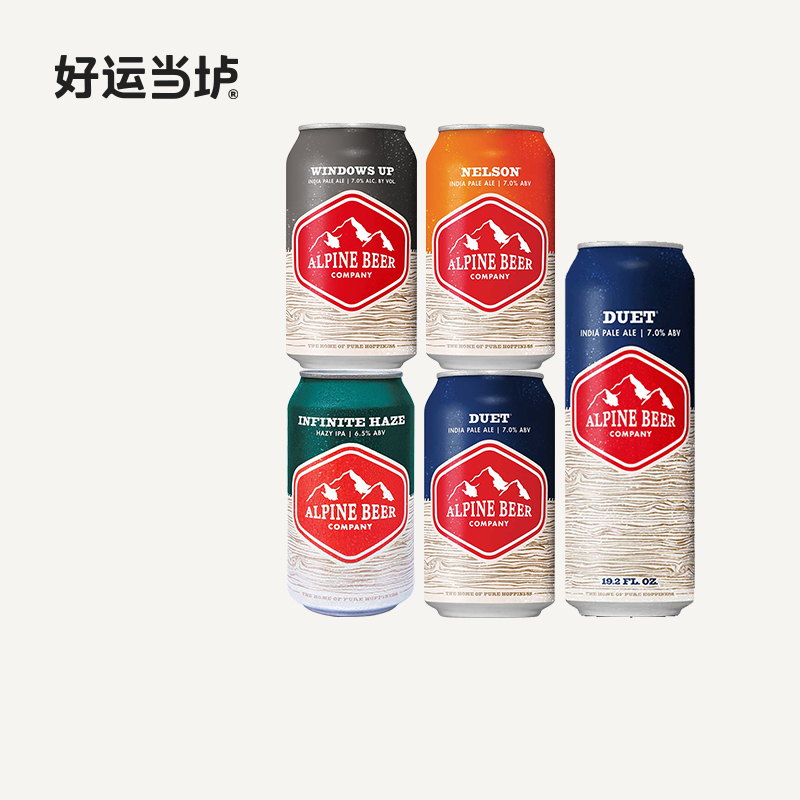 【高山】高山之窗尼尔森二重唱印度淡色艾尔美国进口355ml*24罐装