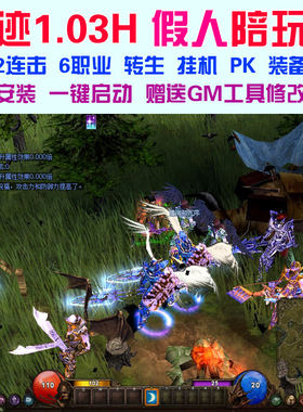 奇迹MU单机1.03H假人陪玩版 装备回收 转生带挂机助手局域网 送GM