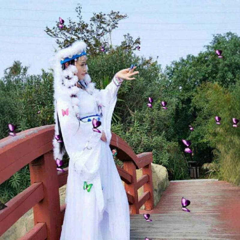 抖音香妃同款衣服还珠格格服装超仙女汉服演出服套装含香公主服饰
