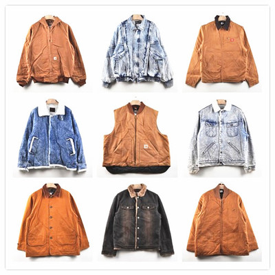 vintage古着户外保暖牛仔外套
