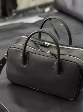 柳丁定制新款Rama时尚ins风手拎立体方包双拉链可斜挎街拍潮流女