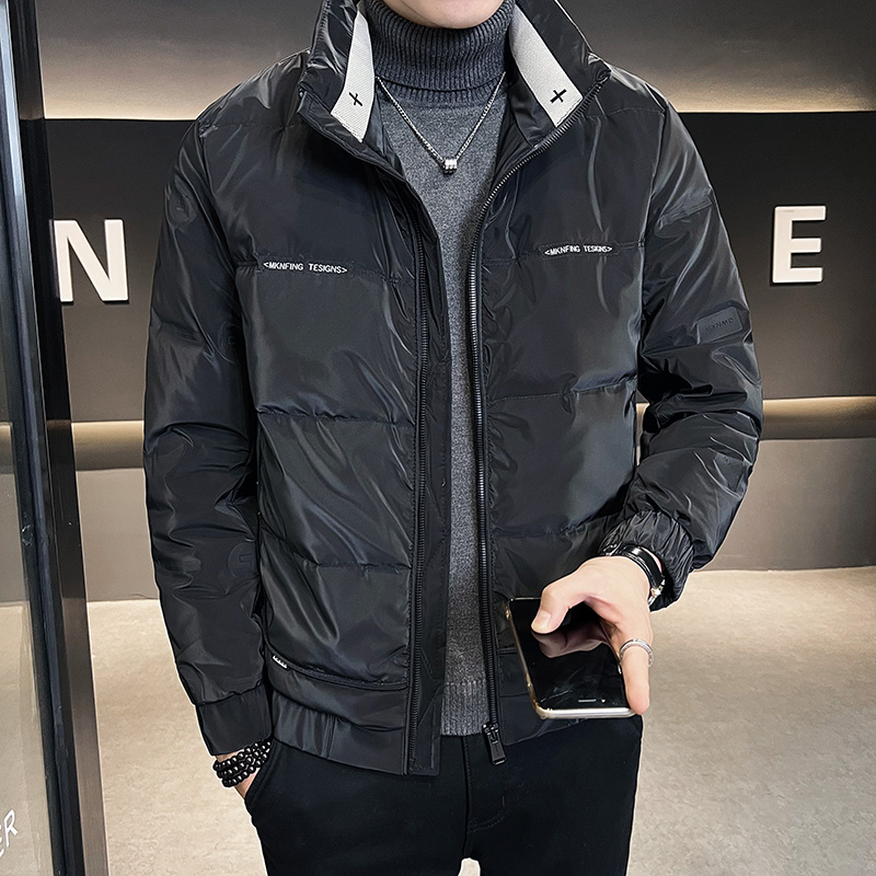 23冬季新款店主风立领羽绒服短款白鸭绒男外套YR663-P158控208，男装羽绒服，电商A400-1（原B352）