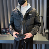 2024冬季潮牌男立领修身保暖加厚羽绒服外套-0YR705-P168控228，男装羽绒服，电商A400-1（原B352）
