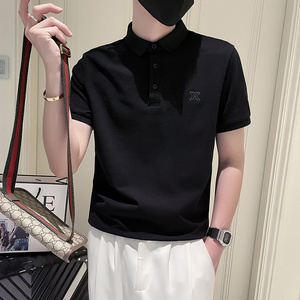 PL85-P58 夏季短袖T恤潮牌半袖新款男装个性压花POLO衫 控78图片