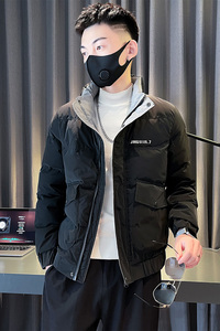 23男士冬季新款潮流休闲工装加厚立领羽绒外套-8 YR703-P155控208图片