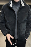 2024冬季男士立领羽绒服个性短款白鸭绒男外套2YR608-P145控195，男装羽绒服，电商A400-1（原B352）