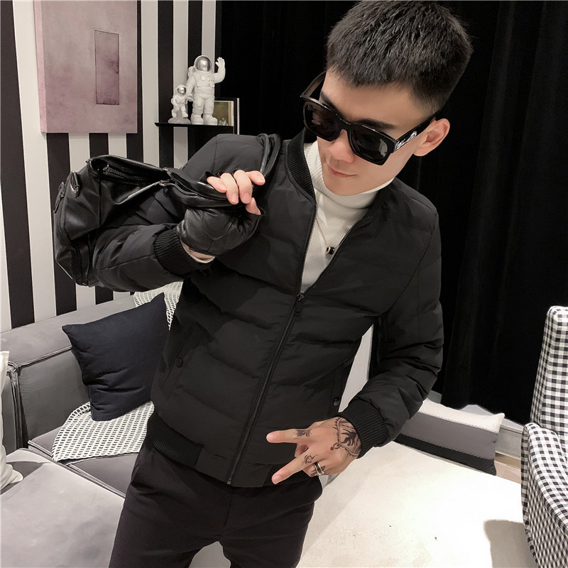 21冬季社会小伙新款棉衣韩版修身外套男棉袄3MY11-P118控158,男装棉衣,电商A400-1（原B352）