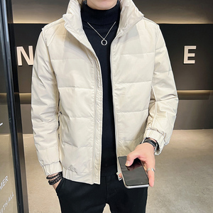 新款冬季店主风修身立领刺绣轻薄羽绒服男外套1 MY28-P155控205图片