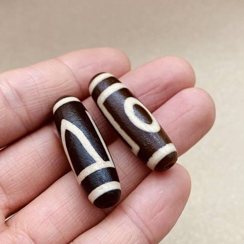 高油包浆天然玛瑙老天珠