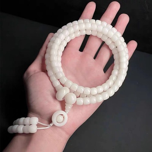 男女白玉菩提民族风108直切手链