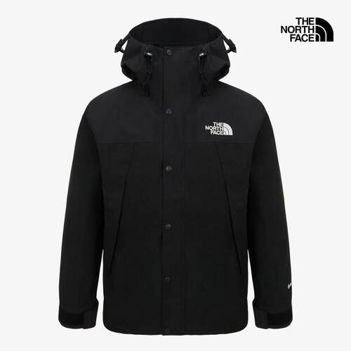 代购THE NORTH FACE北面男士户外夹克防风防水保暖耐磨黑色带帽