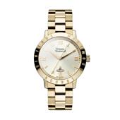 简约金色不锈钢腕表 Westwood薇薇安威斯特伍德女款 代购 Vivienne