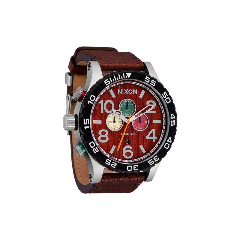 代购Nixon男士腕表计时夜光日期测速皮带钢壳防水大表盘商务运动