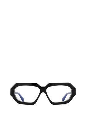 代购Kuboraum女士眼镜清晰视野防滑鼻托轻盈佩戴抗压结构黑色矩形