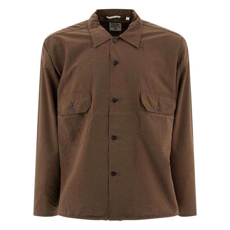 nanamica棉羊毛混纺宽松工装风overshirt男式夹克春秋季休闲外套