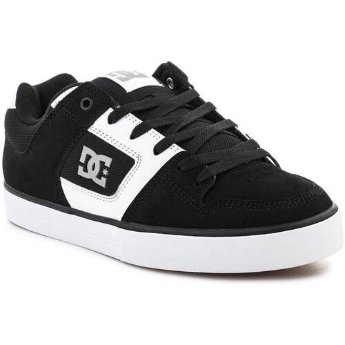 海外代购DC SHOES男士运动休闲鞋舒适耐磨低帮黑白配色滑板