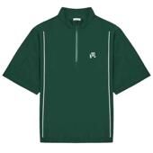 GOLF男士 代购 MALBON 运动夹克防风透气轻便保暖深绿色半拉链设计