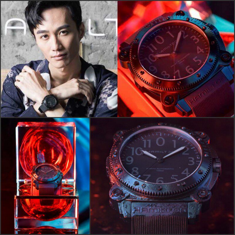 代购Hamilton汉米尔顿卡其海军深潜信条电影李英宏同款男自动机