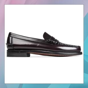 男式 时尚 休闲鞋 海外购Sebago仕品高 正品 黑色亮面低帮懒人皮鞋