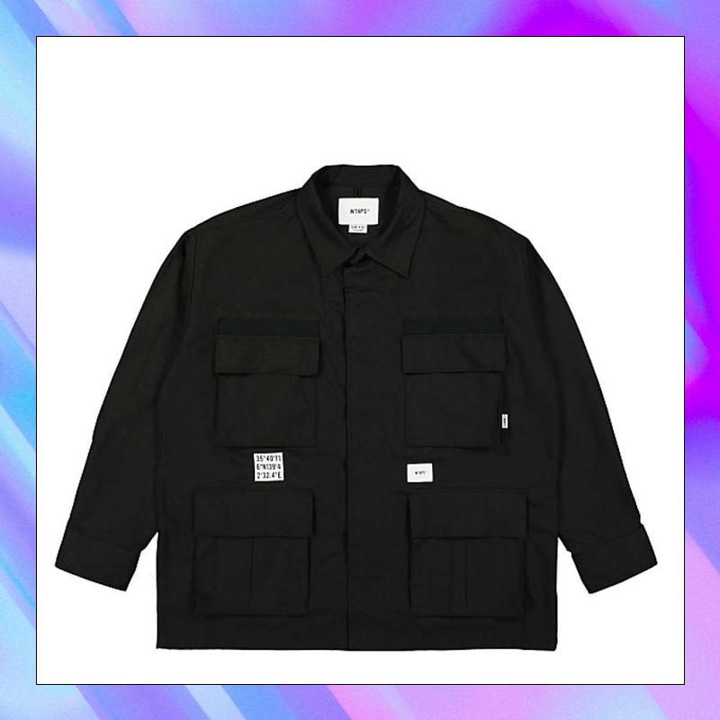 海外代购WTAPS JMOD 01衬衫男士专柜正品黑色休闲外套