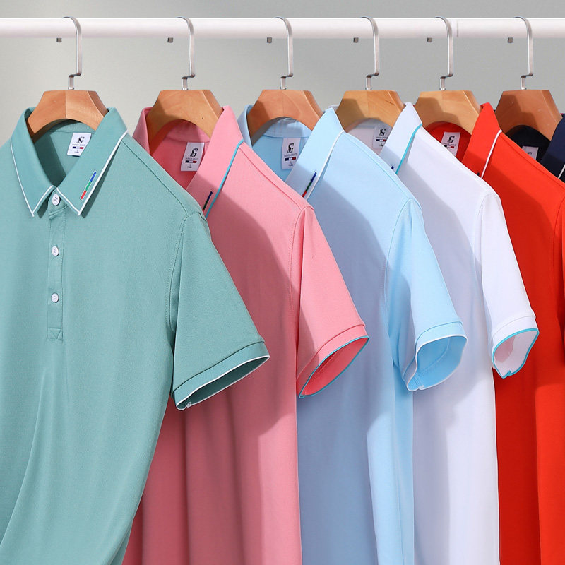 白领上班polo衫男女定制气质休闲旅游t恤衫短袖团建活动服装定制