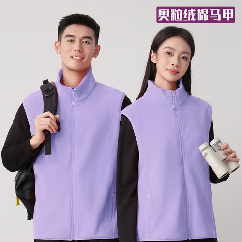 工作服立领保暖马甲户外团建