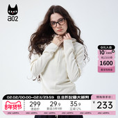 上衣冬装 a02修身 冬季 打底衫 保暖德绒加厚连帽长袖 T恤女2025新款