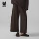 加厚长裤 a02 子女2025新款 冬季 ML麦麸系列 干洗羊毛宽松阔腿裤