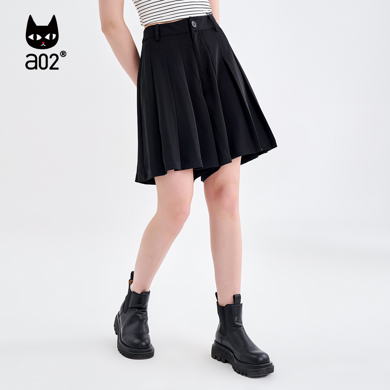 a02松垂感短裤甜酷减龄裤子