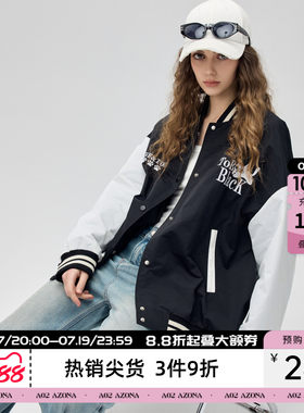 a02棒球服夹克外套女2026春秋新款挺括宽松遮肉显瘦设计感