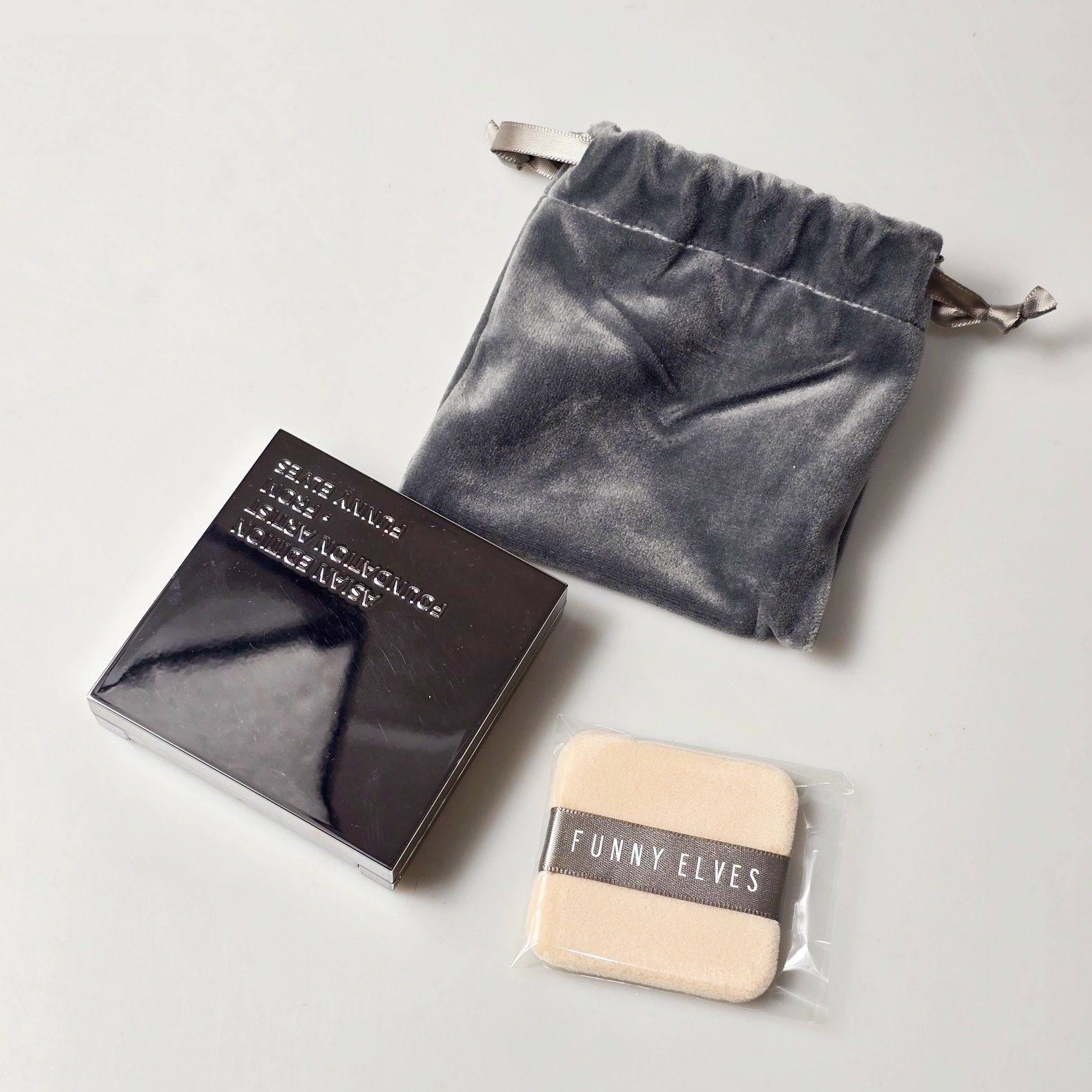 超好用~F丽柔焦美颜粉饼粉底控油散粉定妆持久遮瑕干油皮补妆10g