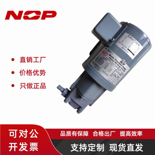 Nippon Oil Pump油冷机油泵电机25P700-220EVB-062 NOP润滑泵马达