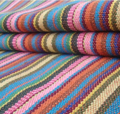 2米包邮 云南民族风条纹仿棉麻布 家居沙发盖布 桌布背景装饰面料,居家布艺,海绵垫/布料/面料/手工diy,淘宝优惠券,粉丝福利购,淘宝优惠卷