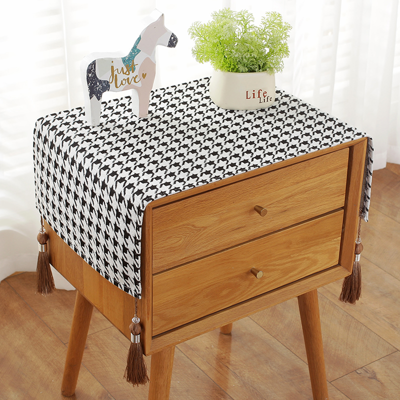 床头柜家用卧室洗衣机盖巾