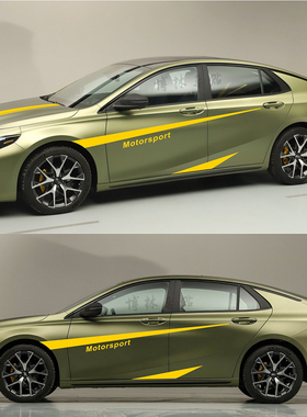 适用于传祺影豹EMPOW55J10 11 15外观改装饰车身贴纸机盖拉花车贴