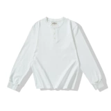 Ретро футболка, базовый приятный телу лонгслив, в американском стиле, увеличенная толщина, городской стиль