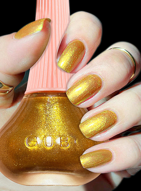 细闪金色指甲油2025新款免烤快干持久显白亮晶晶不可防水美甲套装