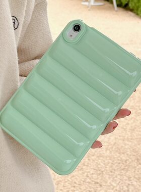 纯色羽绒服气垫适用于ipad11代高级感防摔厚pro12.9寸保护10.2套10.9寸2025新款ipad10简约air6平板mini7软壳