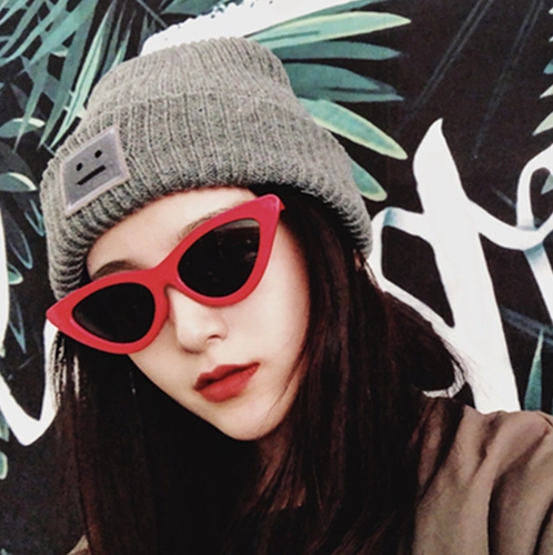 Tide, ретро солнцезащитные очки на солнечной энергии в стиле хип-хоп, европейский стиль, кошачий глаз, в корейском стиле, популярно в интернете