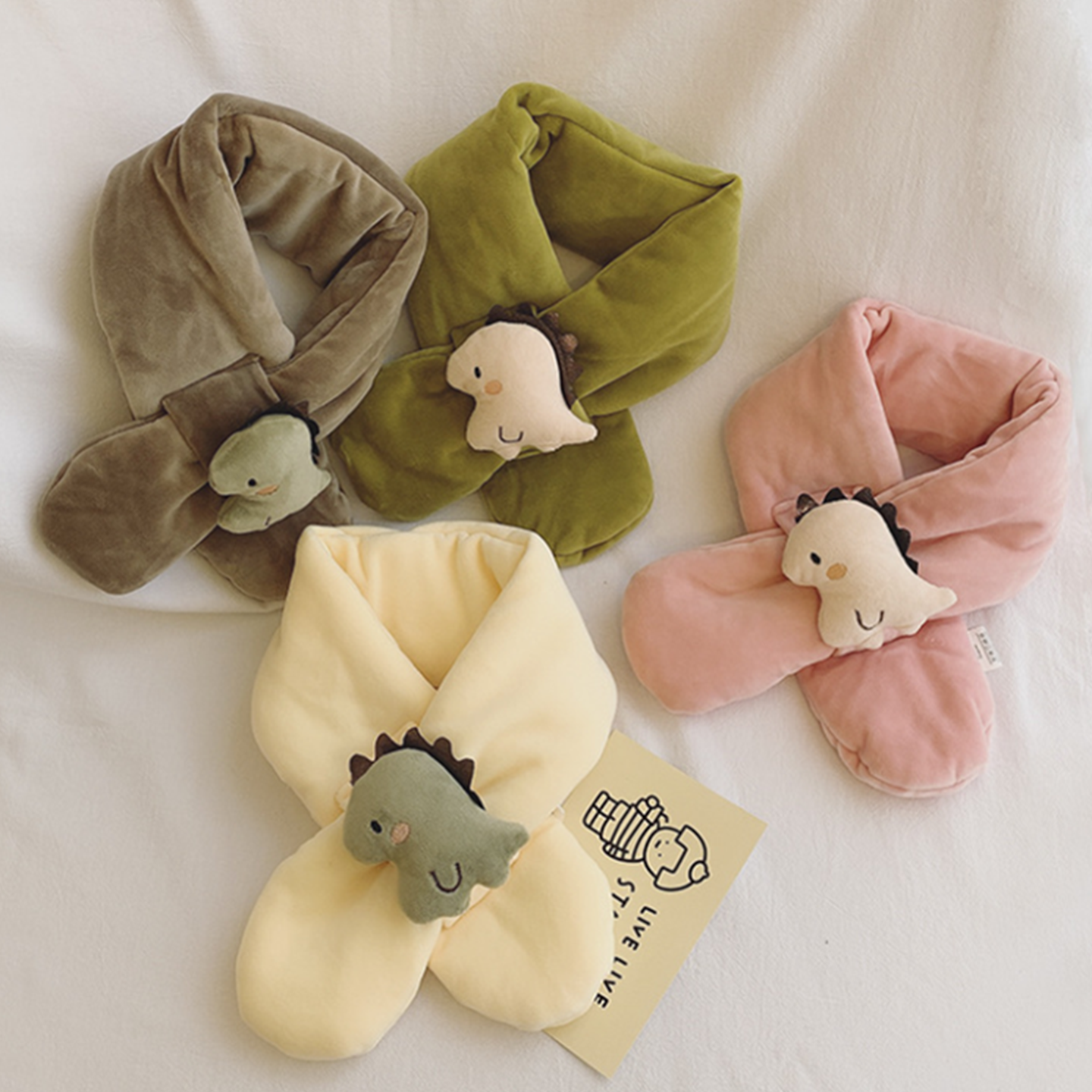 韩系卡通恐龙儿童围巾秋冬季可爱宝宝交叉毛绒围脖男女童小孩保暖,服饰配件/皮带/帽子/围巾,围巾/丝巾/披肩,淘宝优惠券,粉丝福利购,淘宝优惠卷