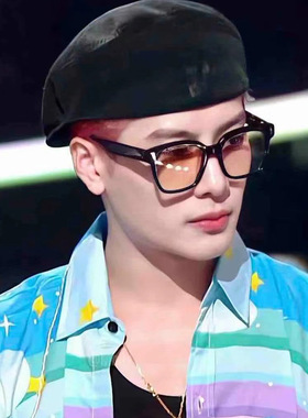 王嘉尔墨镜男款腮红太阳眼镜女gm