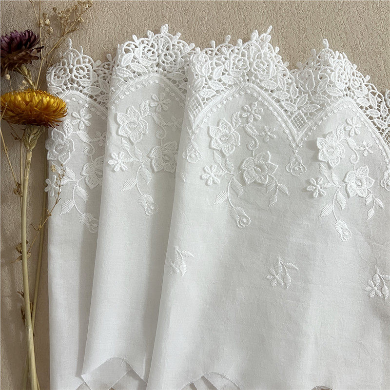 新款牛奶丝立体花棉布刺绣服装花边家纺布艺DIY连衣裙边装饰辅料,纺织面料/辅料/配套,服装花边,淘宝优惠券,粉丝福利购,淘宝优惠卷