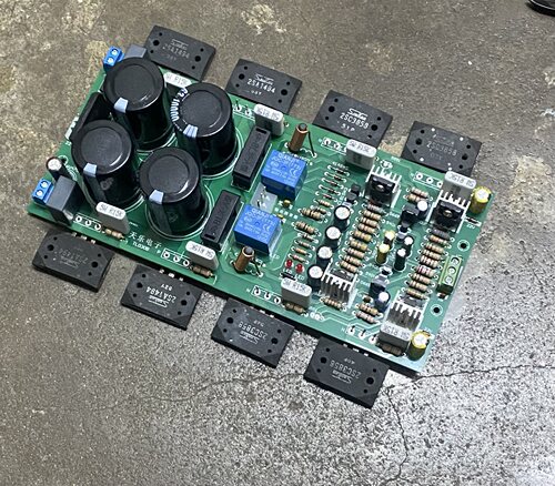 拆机三肯管 2SC3858 2SA1494 2.0双声道高保真后级大功率功放板