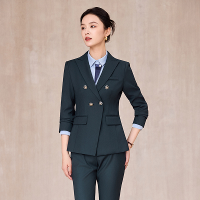 高端职业西装套装女2025春秋新款