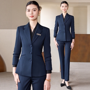 工作服西装职业经理气质套装高端正装珠宝店女秋冬高级酒店经理