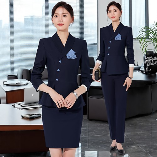 工装高端气质职业女西装套装女神