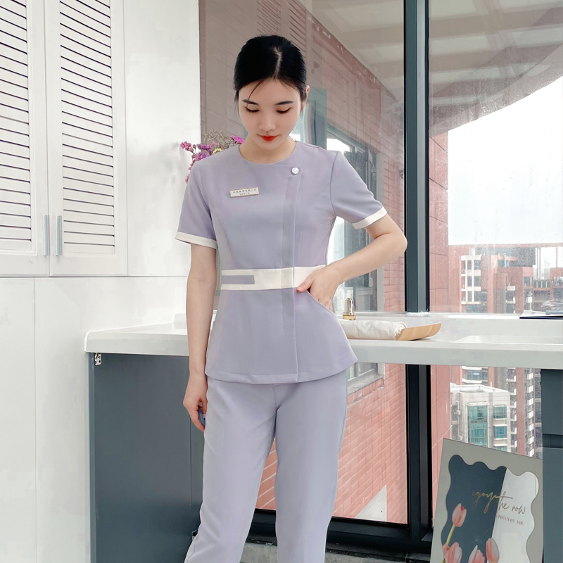 美容护理工作服弹力柔软抗皱