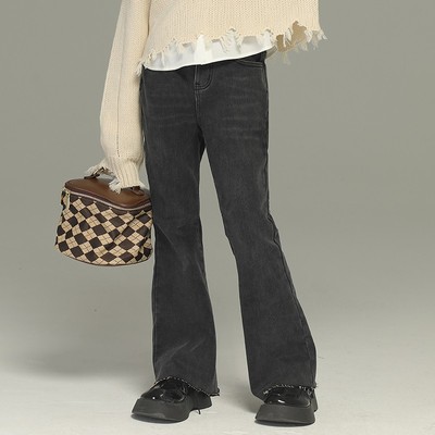 女童牛仔裤儿童秋冬季韩版