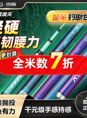 创威凌天二代小大综合钓鱼竿手杆超轻超硬28调碳素鲤鲫鱼竿台钓竿
